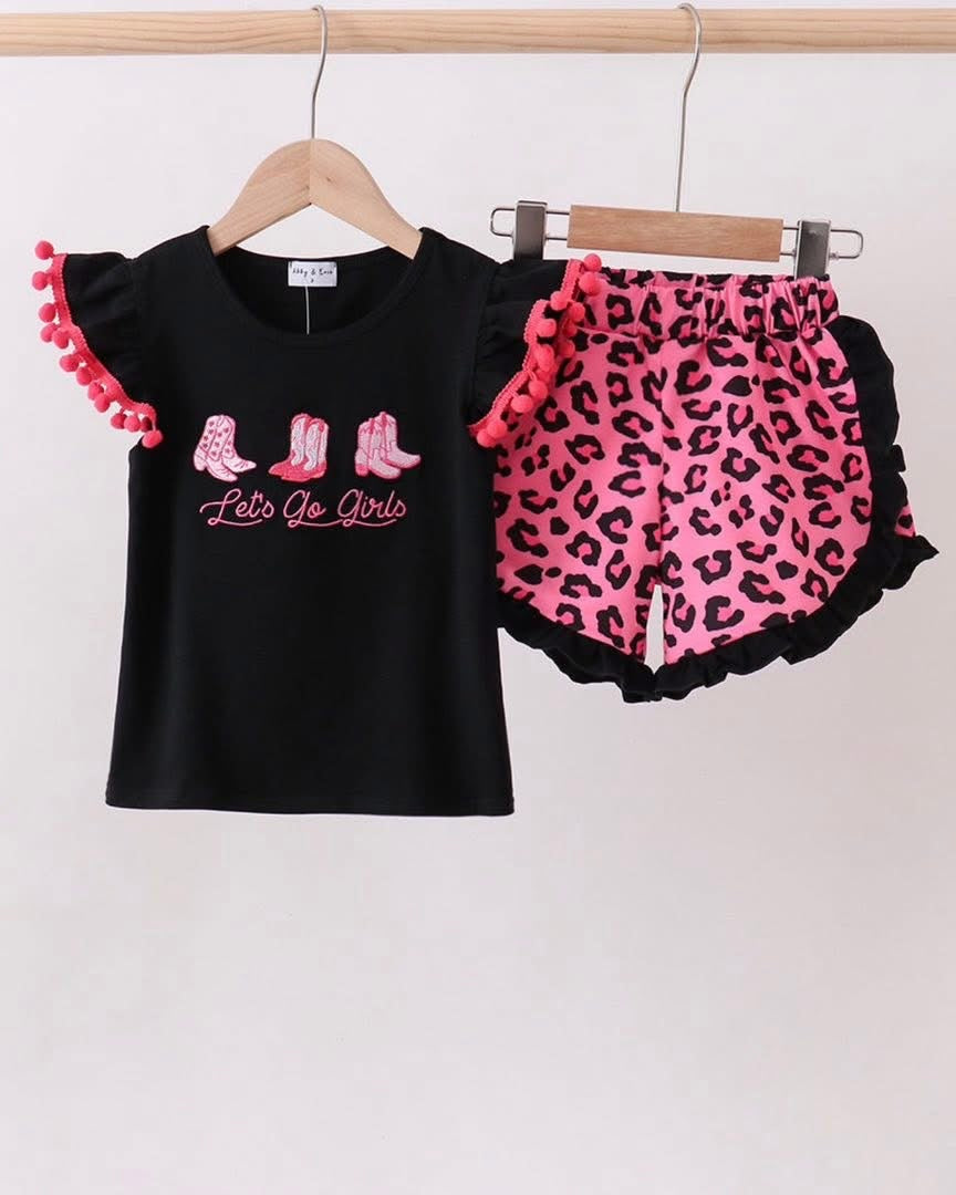 Let's go Girls Shorts Set