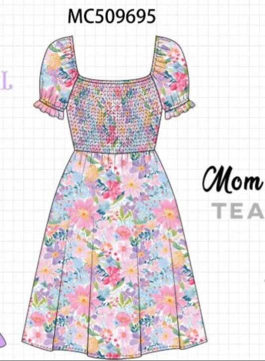 Floral mom dress