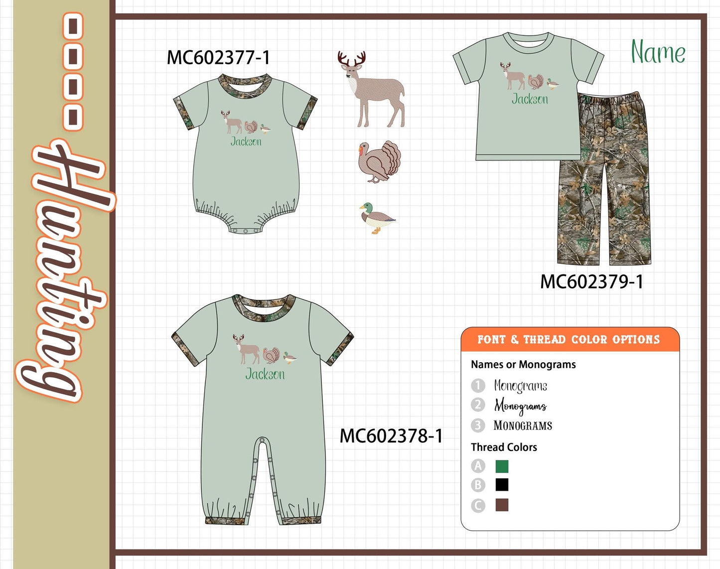 Deer Duck Turkey Collection (Name)