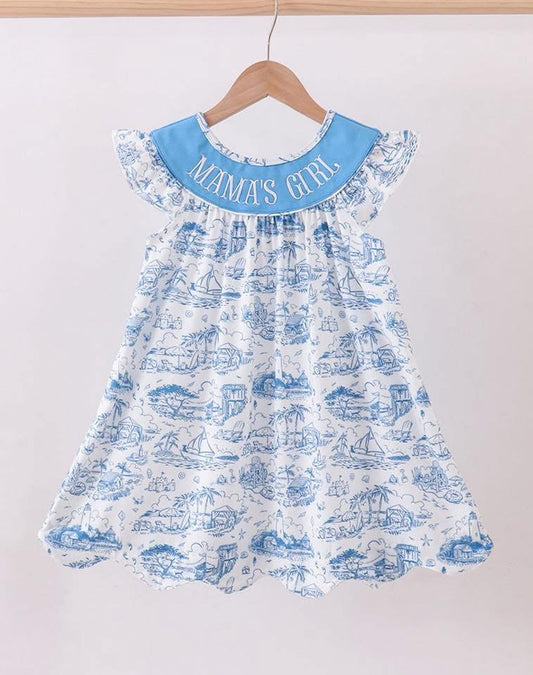 Blue Mamas Girl Dress