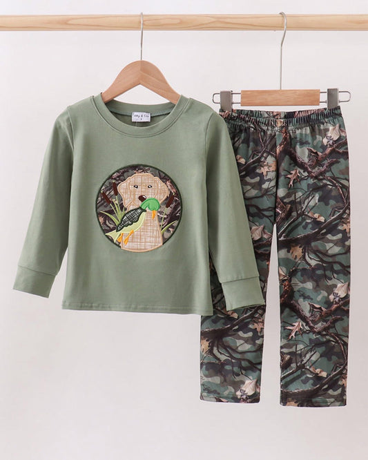 Camo Hunting Set Duck/Dog