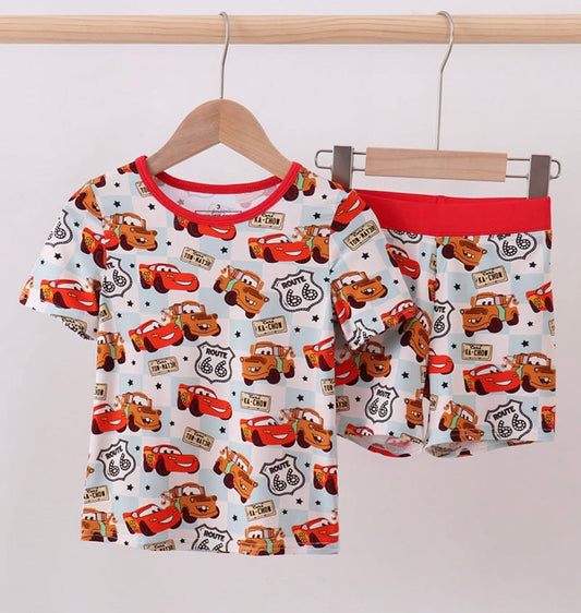 Cars Bamboo Short Set