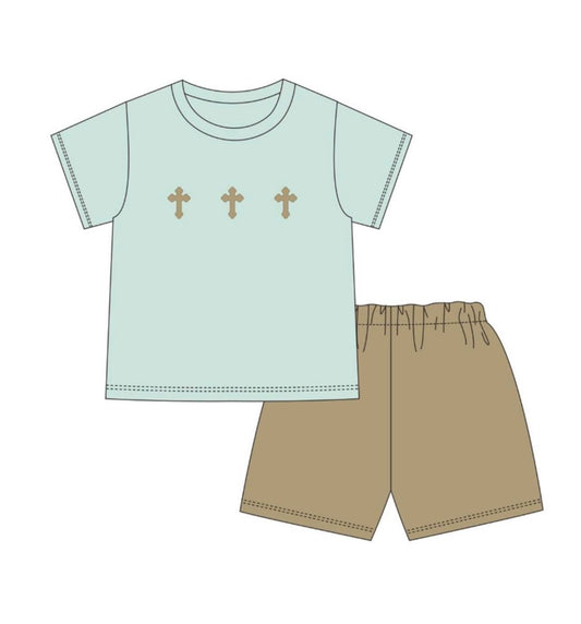 Cross Shorts set