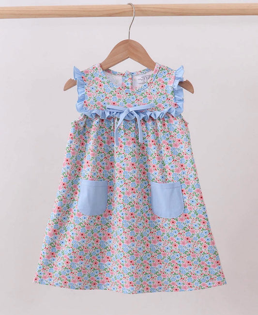 Blue Floral Dress