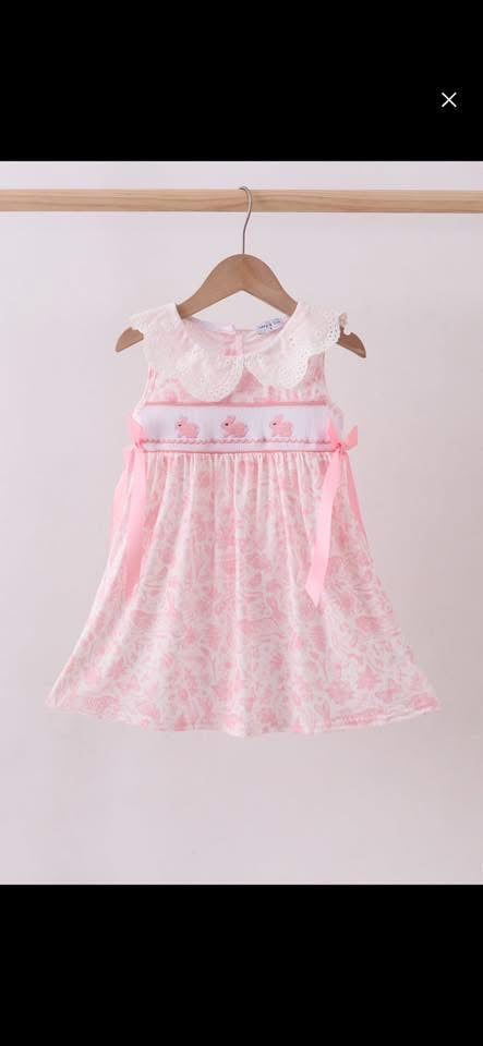 Bunny Toile Dress