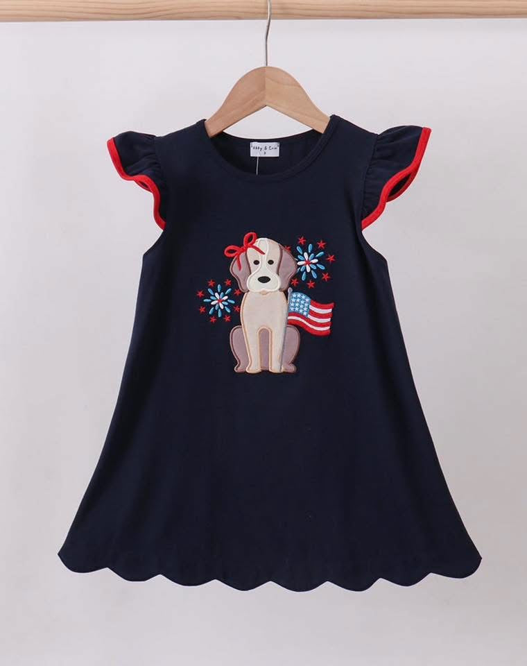 4th Of July Puppy Dress