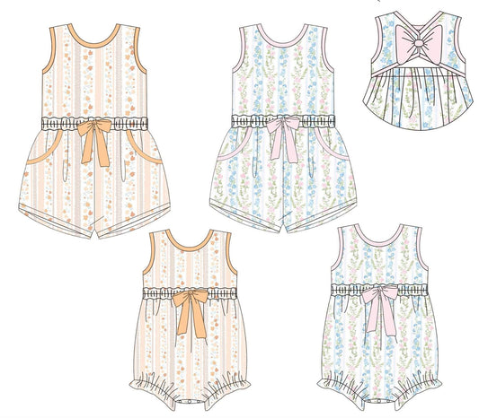 Pink & Blue Romper