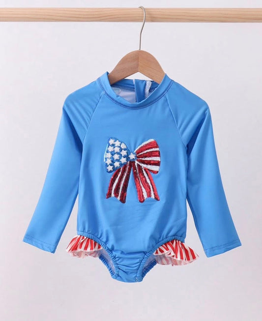 Sequin Bow Swim